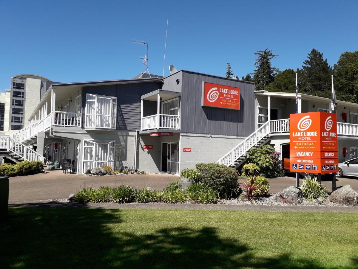 Lake Lodge Motel ロトルア エクステリア 写真